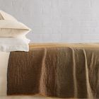 Colorblock Wool Bed Blanket