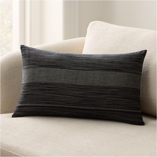 Broad Ikat Stripe Pillow Cover by West Elm