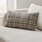 Layered Plaid Pillow Cover
