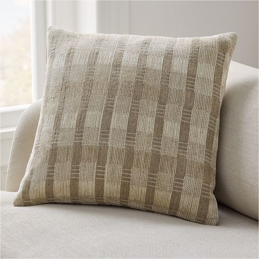 Varied Ladder Stripe Pillow Cover by West Elm