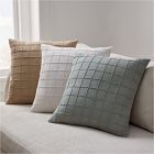 Windowpane Grid Pillow Cover