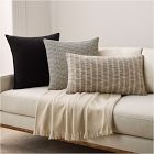 Sharp Contrast Neutrals Pillow &amp; Throw Set