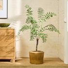 Faux Potted Fern Tree