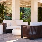 Porto Aluminum Outdoor Sofa (75")