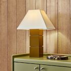 Emma Chamberlain Tiered Lacquer Table Lamp (18")