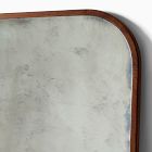Streamline Oversized Antiqued Wide Arch Wood Floor Mirror