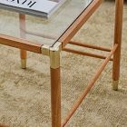 Arnet Solid Wood and Glass Nesting Side Tables (18"&ndash;24")