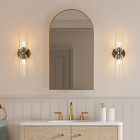 Hari 2-Light Glass Sconce (16")