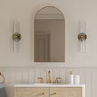 Hari 2-Light Glass Sconce (16")