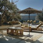 Premium Contract Grade 7.5' Round Outdoor Patio Umbrella - Rustproof Aluminum Frame