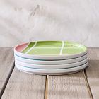Modern Melamine Outdoor Sporting Salad Plate Sets