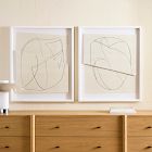 Touching Planes Framed Wall Art