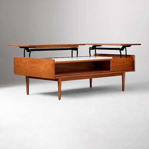 Mid-Century Pop-Up Coffee Table | Modern Living Room Furniture