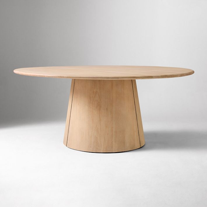 Anton Solid Wood Round Pedestal Dining Table | West Elm