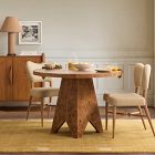 Pierce &amp; Ward Burl Wood Round Bistro Table (42")