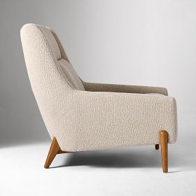 クリントン大統領執務室オットマンHANCOOK&MOORE,INC. Hank Chair: Modern Comfort & Style | West Elm