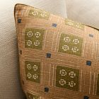 Pierce &amp; Ward Floral Grid Pillow Cover