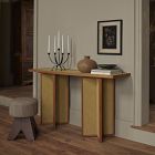 Pierce &amp; Ward Linen Console Table (60")