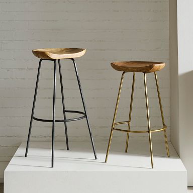 Bar Stools Alden Small Space Kitchen | West Elm