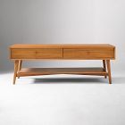 Mid-Century Storage Coffee Table (47.5")