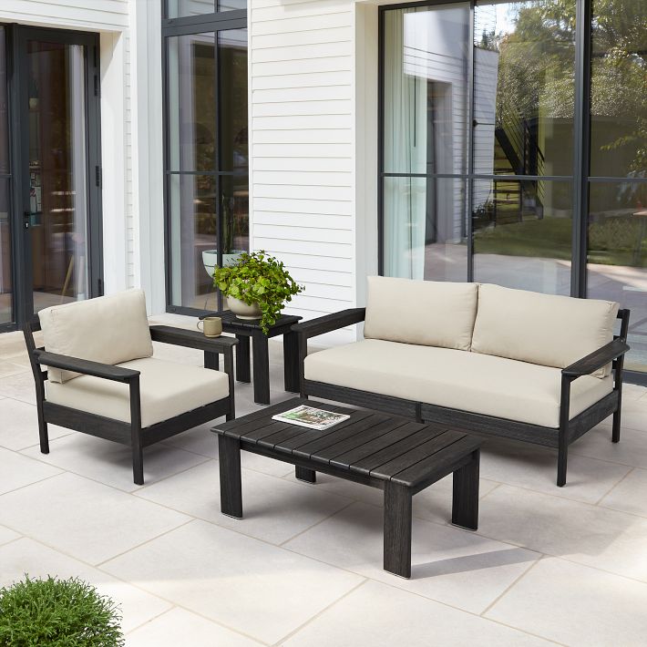 Playa Outdoor Sofa Set, Lounge Chair & Table | West Elm