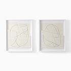 Touching Planes Framed Wall Art