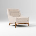 Open Box: Hank Chair - Performance Cozy Boucle Stone, Acorn