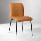 Open Box: Bennie Dining Chair - Ludlow Leather Sesame, Textured Dark Bronze