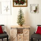 Faux Christmas Tree w/ Burlap Base