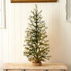 Faux Christmas Tree w/ Burlap Base