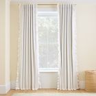 Solid Ruffle Blackout Curtain