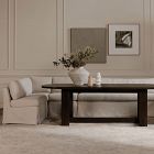 Vianna Slipcover Dining Banquette L-Shape (96"&ndash;140")