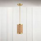 Alya Rattan Pendant (5")