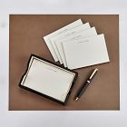 Leather Letterpress Memo Tray