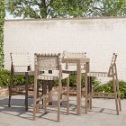 Portside Outdoor Bar Table (35") &amp; Granada Stools Set