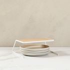 Open Box: Yamazaki Dish Riser, Small - White