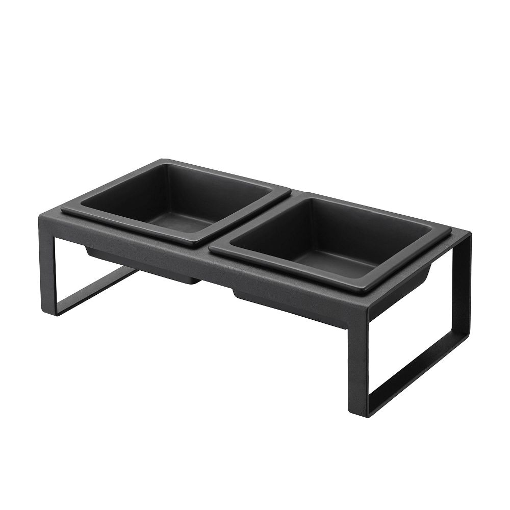 Pet Food Bowls - Black