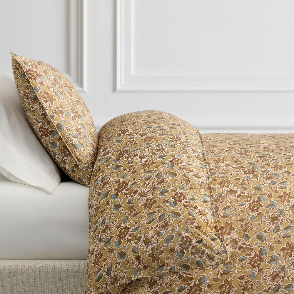 Florence Garden Duvet Cover & Shams - King/Cal King, Straw