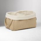 Foldover Quilted Diaper Caddy