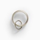 Quiet Glide Double Curtain Rings (Set of 7)