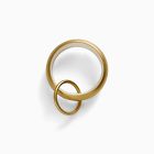 Quiet Glide Double Curtain Rings (Set of 7)