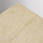Royce Faux Travertine Square Pedestal Coffee Table (30")