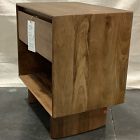 Open Box: Anton Open Nightstand (22") - Burnt Wax