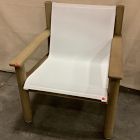 Open Box: Cusco Outdoor Sling Lounge Chair - Reef, Textilene White