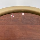 Open Box: Drum Storage Side Table (20") - Antique Brass and Café