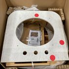 Open Box: Ellington Single Floating Bath Vanity (24"), without Hardware - Blonde, White Marble Top