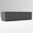 Open Box: Emmett Upholstered Storage Queen Bench (64") - Yarn Dyed Linen Weave Pewter