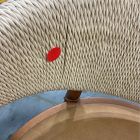 Open Box: Ezra Counter Stool (38") - Ludlow Leather Sesame, Cool Walnut