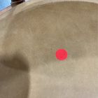 Open Box: Ezra Counter Stool (38") - Ludlow Leather Sesame, Cool Walnut