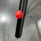 Open Box: Flynn Dining Chair - Vegan Leather Snow, Dark Bronze